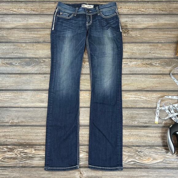 Vintage Y2k BKE Sabrina Straight Low-Rise Jeans Size 27 - Picture 3 of 9